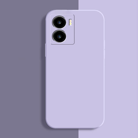 Coque Ultra Fine Silicone Souple 360 Degres Housse Etui pour Vivo iQOO Z7x 5G Violet Clair