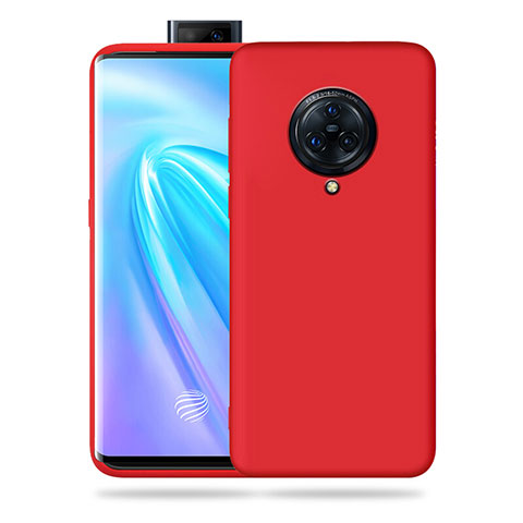 Coque Ultra Fine Silicone Souple 360 Degres Housse Etui pour Vivo Nex 3S Rouge