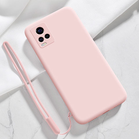 Coque Ultra Fine Silicone Souple 360 Degres Housse Etui pour Vivo V20 Pro 5G Rose