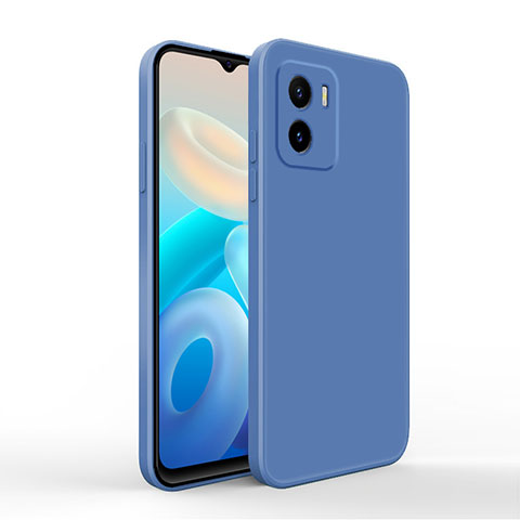 Coque Ultra Fine Silicone Souple 360 Degres Housse Etui pour Vivo Y10 Bleu