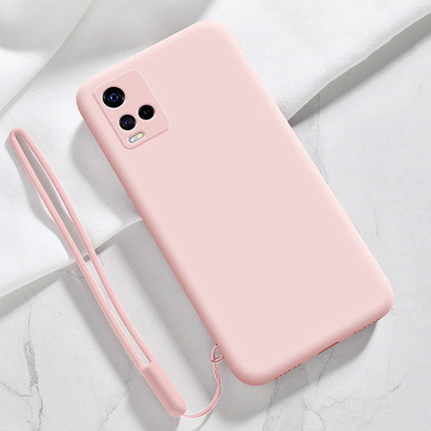 Coque Ultra Fine Silicone Souple 360 Degres Housse Etui pour Vivo Y21a Rose