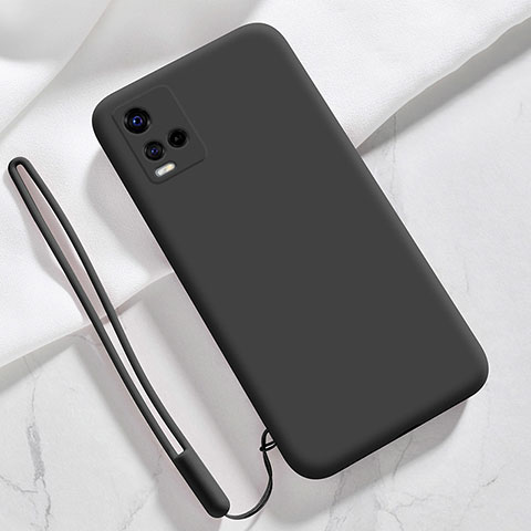 Coque Ultra Fine Silicone Souple 360 Degres Housse Etui pour Vivo Y21s Noir