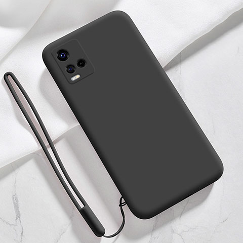 Coque Ultra Fine Silicone Souple 360 Degres Housse Etui pour Vivo Y21t Noir