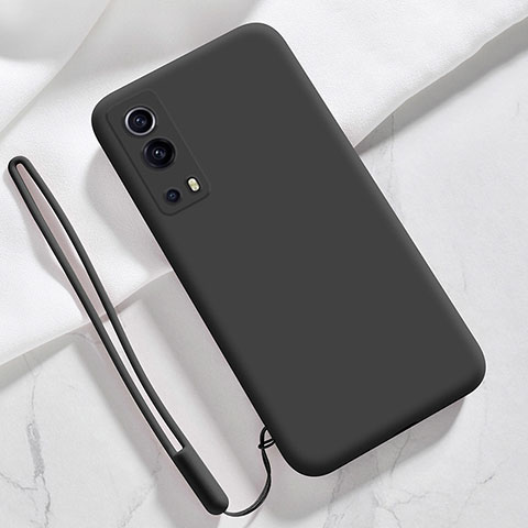 Coque Ultra Fine Silicone Souple 360 Degres Housse Etui pour Vivo Y72 5G Noir