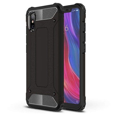 Coque Ultra Fine Silicone Souple 360 Degres Housse Etui pour Xiaomi Mi 8 Pro Global Version Noir