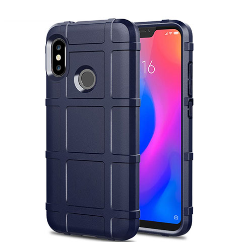 Coque Ultra Fine Silicone Souple 360 Degres Housse Etui pour Xiaomi Mi A2 Lite Bleu