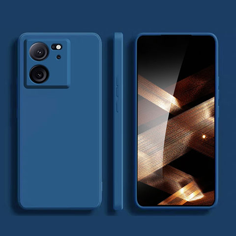 Coque Ultra Fine Silicone Souple 360 Degres Housse Etui pour Xiaomi Redmi K60 Ultra 5G Bleu