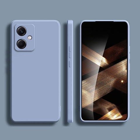 Coque Ultra Fine Silicone Souple 360 Degres Housse Etui pour Xiaomi Redmi Note 12R Pro 5G Gris Lavende