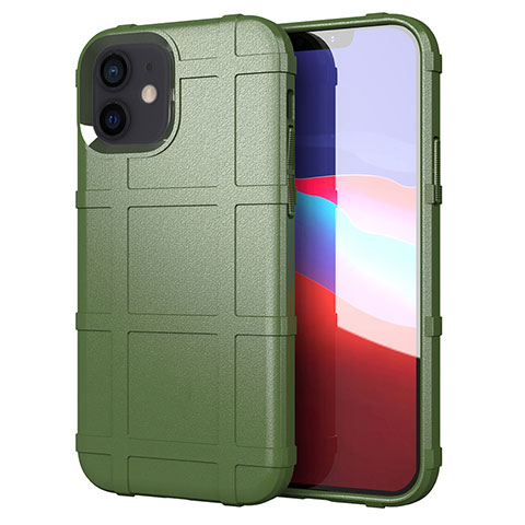 Coque Ultra Fine Silicone Souple 360 Degres Housse Etui S01 pour Apple iPhone 12 Vert