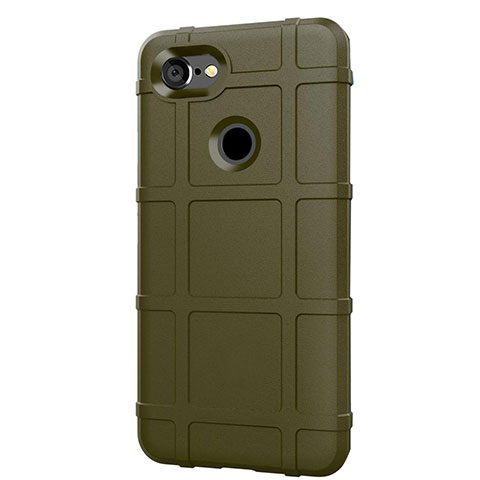 Coque Ultra Fine Silicone Souple 360 Degres Housse Etui S01 pour Google Pixel 3 Vert