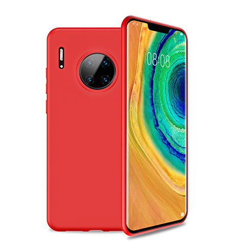 Coque Ultra Fine Silicone Souple 360 Degres Housse Etui S01 pour Huawei Mate 30E Pro 5G Rouge