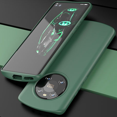 Coque Ultra Fine Silicone Souple 360 Degres Housse Etui S01 pour Huawei Mate 40 Pro Vert Nuit