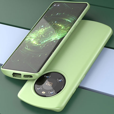 Coque Ultra Fine Silicone Souple 360 Degres Housse Etui S01 pour Huawei Mate 40E Pro 4G Pastel Vert