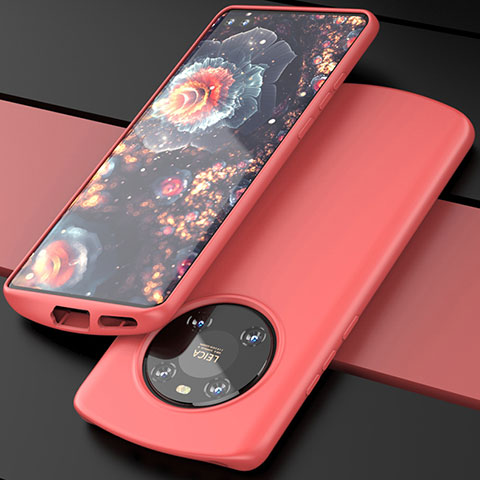 Coque Ultra Fine Silicone Souple 360 Degres Housse Etui S01 pour Huawei Mate 40E Pro 5G Rouge