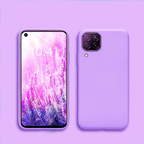 Coque Ultra Fine Silicone Souple 360 Degres Housse Etui S01 pour Huawei Nova 7i Violet