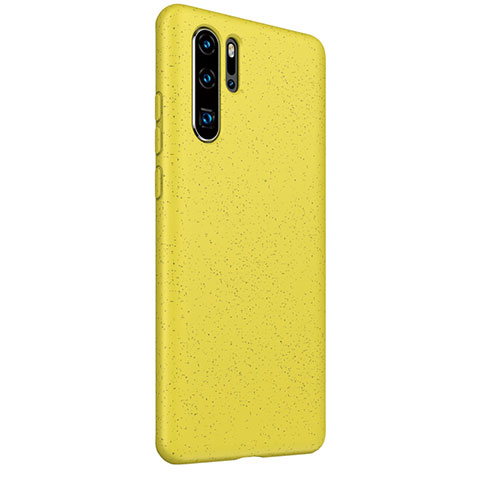 Coque Ultra Fine Silicone Souple 360 Degres Housse Etui S01 pour Huawei P30 Pro New Edition Jaune