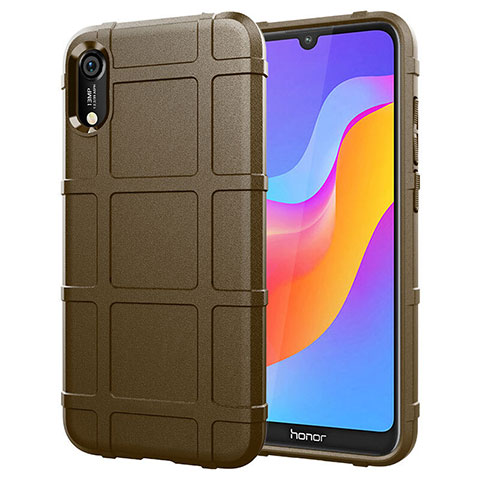 Coque Ultra Fine Silicone Souple 360 Degres Housse Etui S01 pour Huawei Y6 (2019) Marron