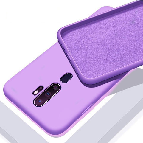 Coque Ultra Fine Silicone Souple 360 Degres Housse Etui S01 pour Oppo A11 Violet