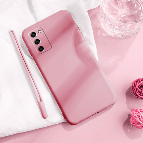 Coque Ultra Fine Silicone Souple 360 Degres Housse Etui S01 pour Oppo A55S 5G Rose