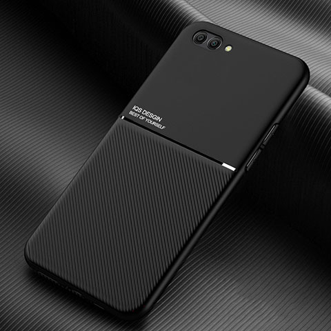 Coque Ultra Fine Silicone Souple 360 Degres Housse Etui S01 pour Oppo AX5 Noir