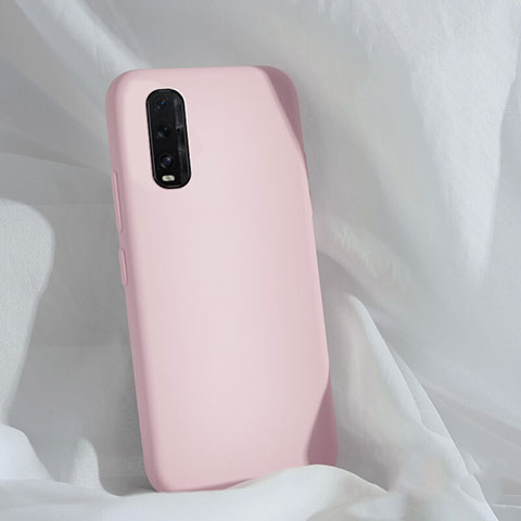 Coque Ultra Fine Silicone Souple 360 Degres Housse Etui S01 pour Oppo Find X2 Rose