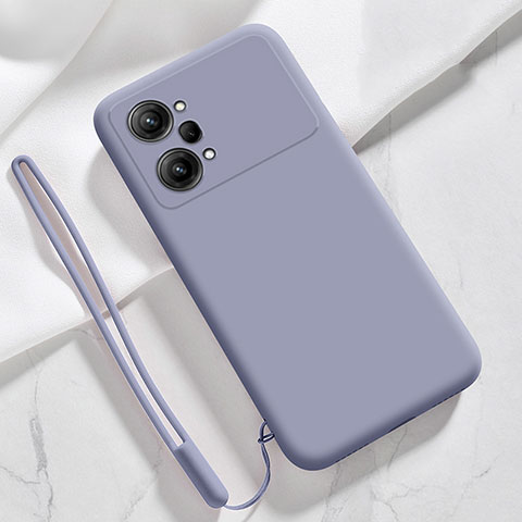 Coque Ultra Fine Silicone Souple 360 Degres Housse Etui S01 pour Oppo K10 Pro 5G Gris Lavende