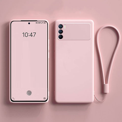 Coque Ultra Fine Silicone Souple 360 Degres Housse Etui S01 pour Oppo K9 Pro 5G Rose