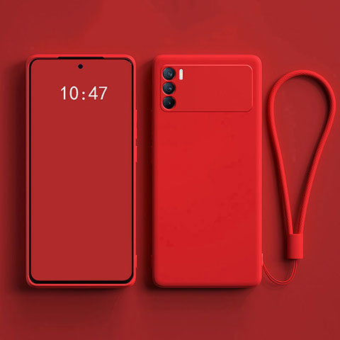 Coque Ultra Fine Silicone Souple 360 Degres Housse Etui S01 pour Oppo K9 Pro 5G Rouge