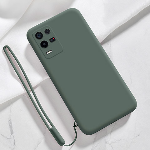 Coque Ultra Fine Silicone Souple 360 Degres Housse Etui S01 pour Oppo K9X 5G Vert Nuit