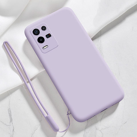 Coque Ultra Fine Silicone Souple 360 Degres Housse Etui S01 pour Oppo K9X 5G Violet Clair