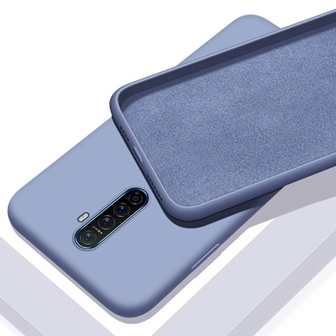 Coque Ultra Fine Silicone Souple 360 Degres Housse Etui S01 pour Oppo Reno Ace Gris