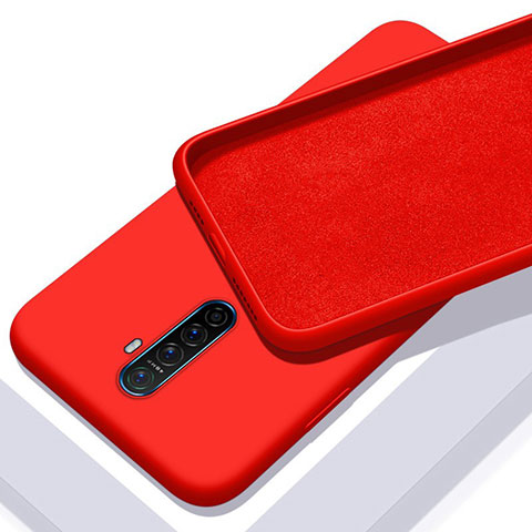 Coque Ultra Fine Silicone Souple 360 Degres Housse Etui S01 pour Oppo Reno Ace Rouge