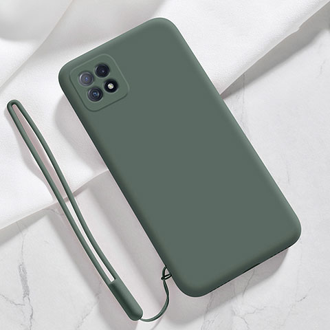 Coque Ultra Fine Silicone Souple 360 Degres Housse Etui S01 pour Oppo Reno4 SE 5G Vert Nuit