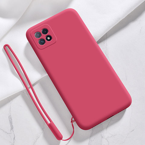 Coque Ultra Fine Silicone Souple 360 Degres Housse Etui S01 pour Oppo Reno4 SE 5G Vin Rouge