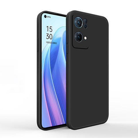 Coque Ultra Fine Silicone Souple 360 Degres Housse Etui S01 pour Oppo Reno7 Pro 5G Noir