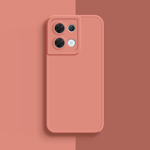 Coque Ultra Fine Silicone Souple 360 Degres Housse Etui S01 pour Oppo Reno9 Pro 5G Rose