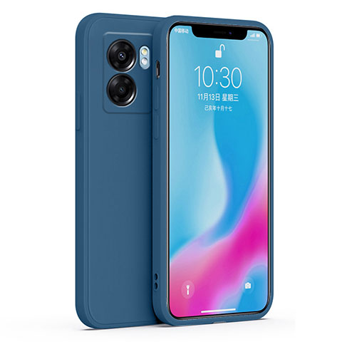 Coque Ultra Fine Silicone Souple 360 Degres Housse Etui S01 pour Realme Narzo 50 5G Bleu Ciel