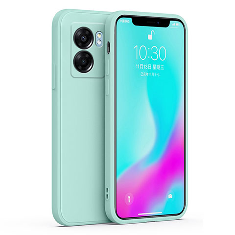 Coque Ultra Fine Silicone Souple 360 Degres Housse Etui S01 pour Realme V23i 5G Bleu Clair