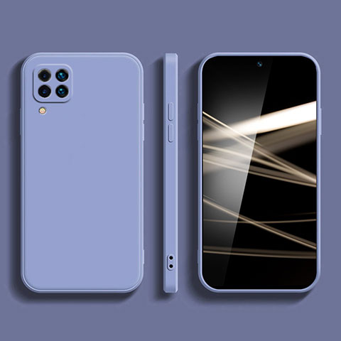 Coque Ultra Fine Silicone Souple 360 Degres Housse Etui S01 pour Samsung Galaxy F62 5G Gris Lavende