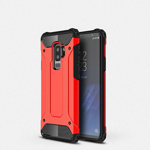 Coque Ultra Fine Silicone Souple 360 Degres Housse Etui S01 pour Samsung Galaxy S9 Plus Rouge