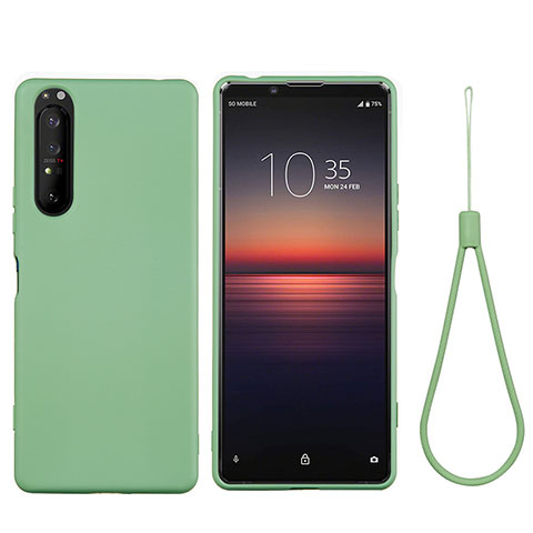 Coque Ultra Fine Silicone Souple 360 Degres Housse Etui S01 pour Sony Xperia 1 IV SO-51C Vert