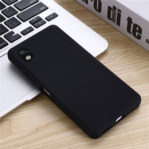 Coque Ultra Fine Silicone Souple 360 Degres Housse Etui S01 pour Sony Xperia Ace III SOG08 Noir