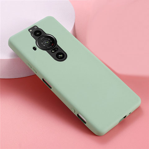 Coque Ultra Fine Silicone Souple 360 Degres Housse Etui S01 pour Sony Xperia PRO-I Vert