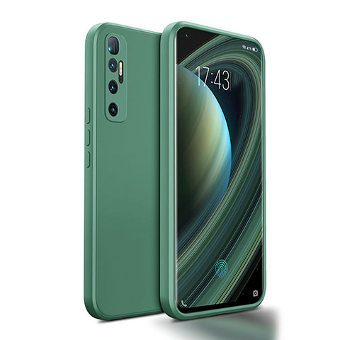 Coque Ultra Fine Silicone Souple 360 Degres Housse Etui S01 pour Xiaomi Mi 10 Ultra Vert Nuit