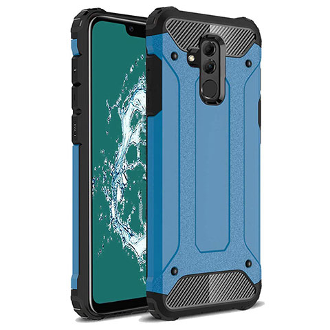 Coque Ultra Fine Silicone Souple 360 Degres Housse Etui S02 pour Huawei Mate 20 Lite Bleu