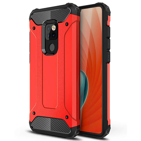 Coque Ultra Fine Silicone Souple 360 Degres Housse Etui S02 pour Huawei Mate 20 Rouge