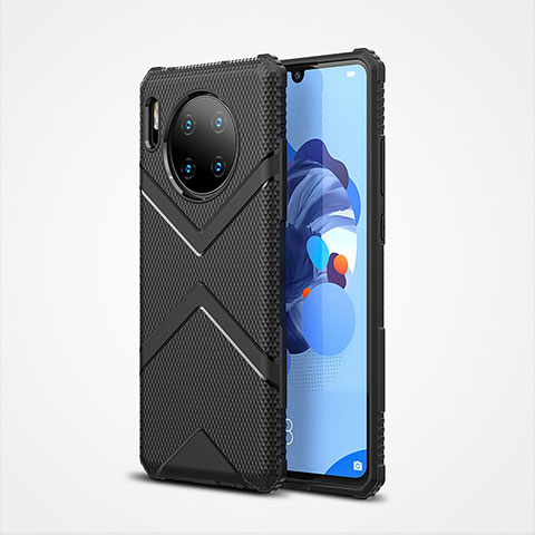 Coque Ultra Fine Silicone Souple 360 Degres Housse Etui S02 pour Huawei Mate 30 5G Noir