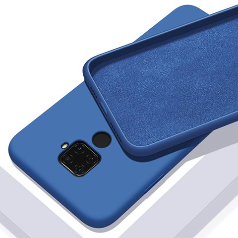 Coque Ultra Fine Silicone Souple 360 Degres Housse Etui S02 pour Huawei Mate 30 Lite Bleu