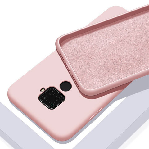 Coque Ultra Fine Silicone Souple 360 Degres Housse Etui S02 pour Huawei Mate 30 Lite Rose