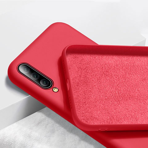 Coque Ultra Fine Silicone Souple 360 Degres Housse Etui S02 pour Huawei P Smart Pro (2019) Rouge